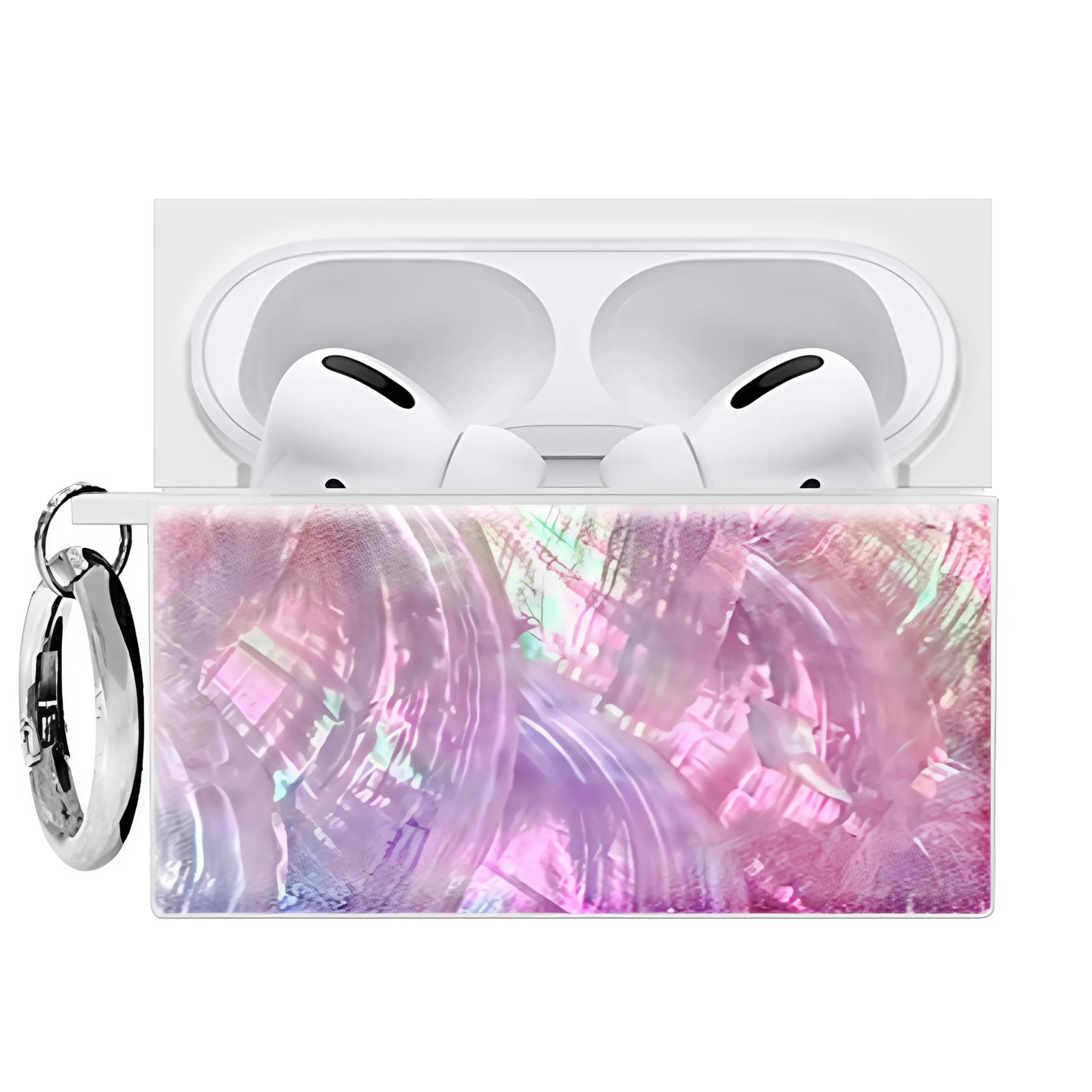Amazon.com: Flaunt Official Square AirPods Pro 2nd/1st Case - Pink